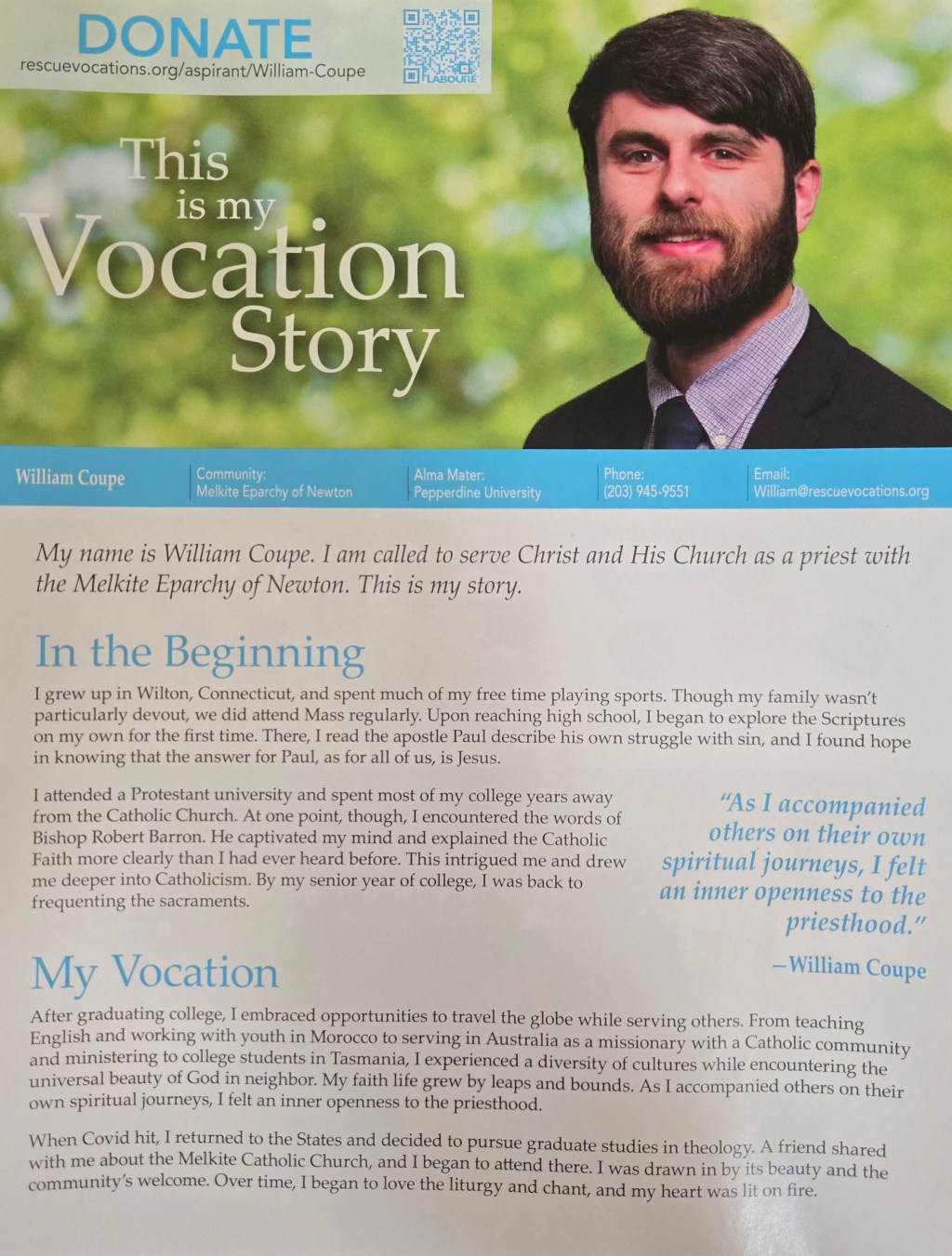 Donate and Support William&nbsp;Coupe